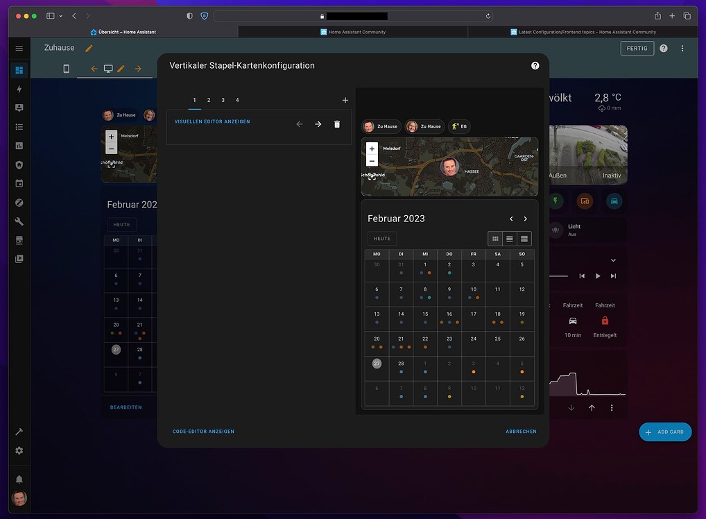 Codeeditor not showing up and black flickering in dashboard (Video