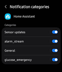 notification categories permissions