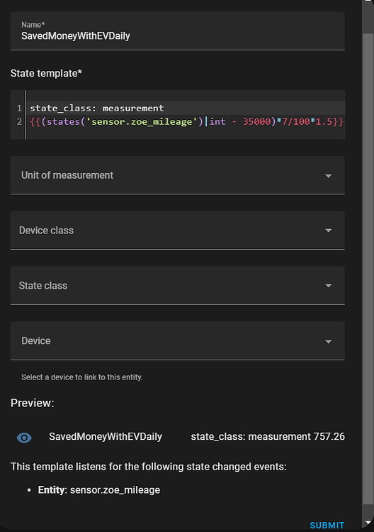 Transforming data with available sensor - Configuration - Home ...