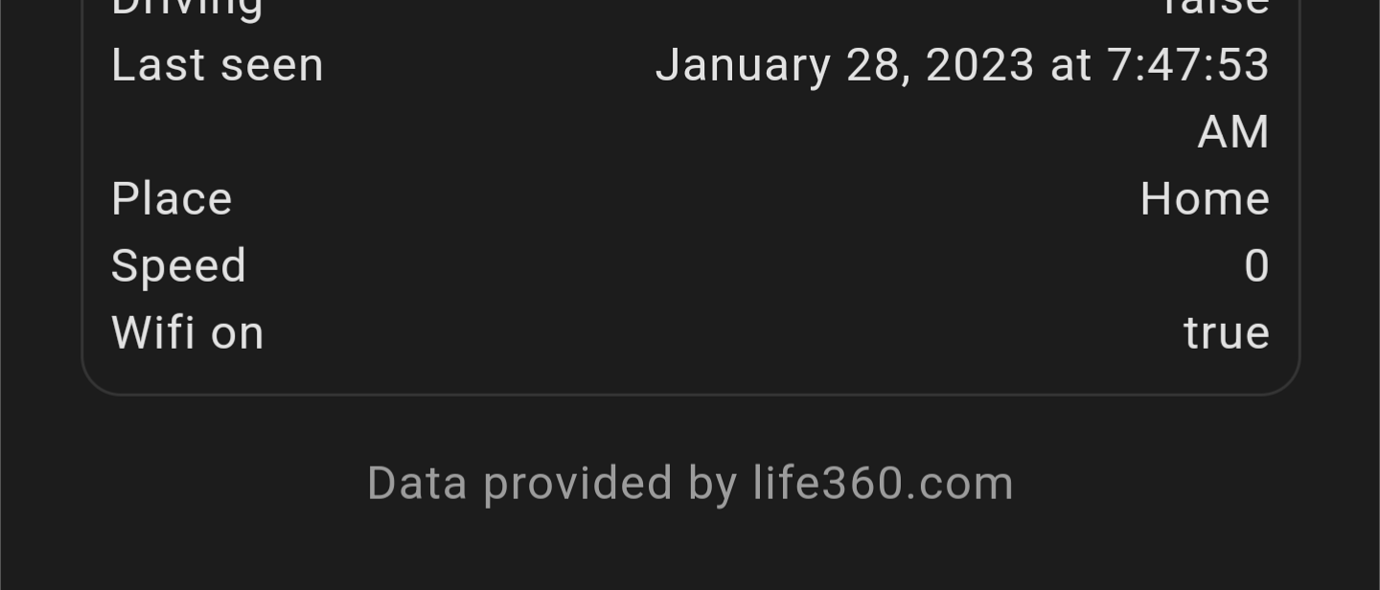 Life360 debug Configuration Home Assistant Community