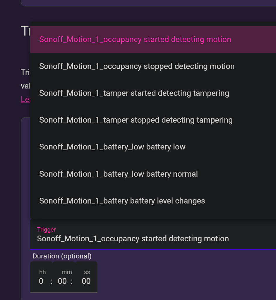 Sonoff motion sensor automation problem Zigbee Home Assistant Community