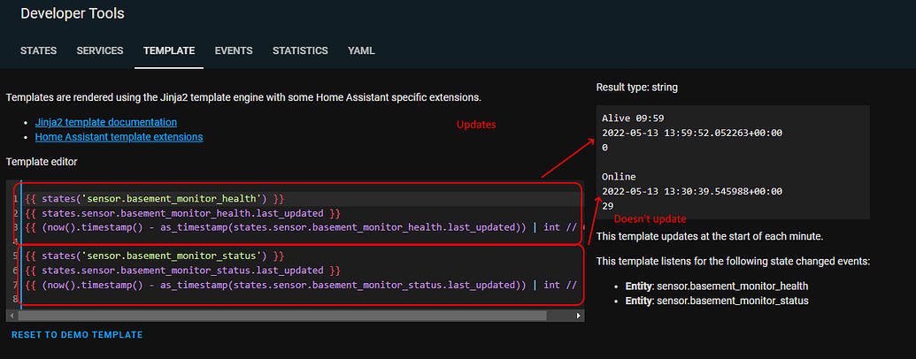 Template Sensor Not Updating Even When Dependent On Now Or Sensor Template Sensor Not Updating Even When Dependent On Now Or Sensor