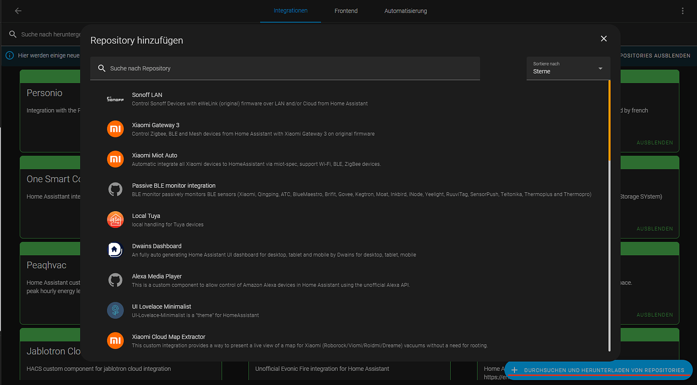 Attention: This node requires Node-RED custom integration version 1.1.0 ...