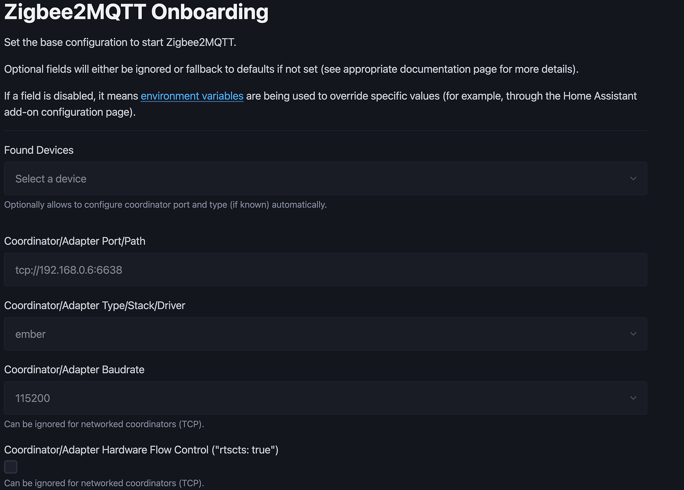 Zigbee2MQTT: no frontend (other than onboardoing) - Zigbee - Home ...