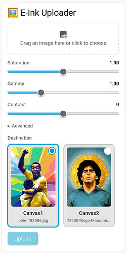 BLOOMIN8 Canvas Uploader
