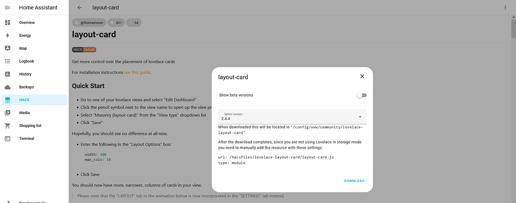 HACS error? - Third party integrations - Home Assistant Community