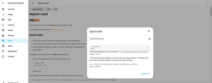 Screenshot 2023-10-26 at 20-12-03 HACS – Home Assistant