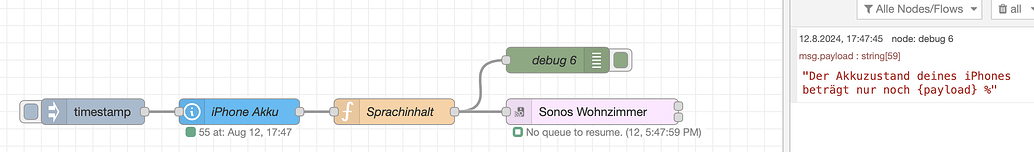Insert payload in function node - Node-RED - Home Assistant Community