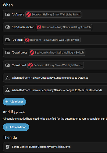 Automation visual mode