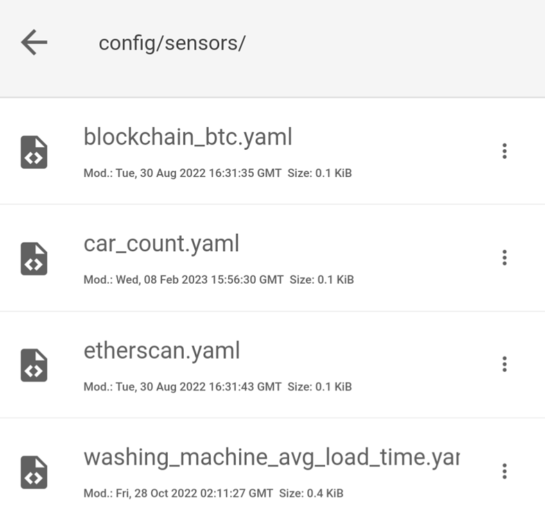 Sensor and config.yaml Configuration Home Assistant Community