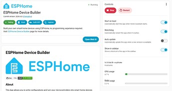 EspHome Setting