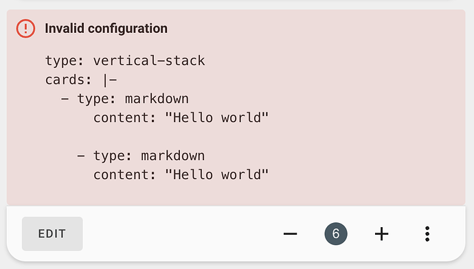 Help me use card-templater to generate cards inside a vertical stack ...