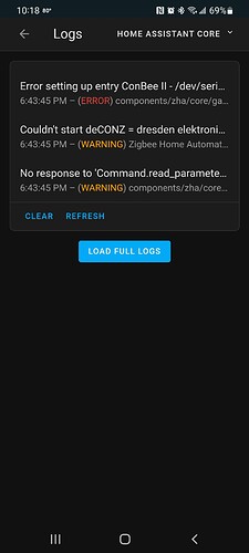 Conbee zigbee stick error after firm update - Zigbee - Home Assistant ...