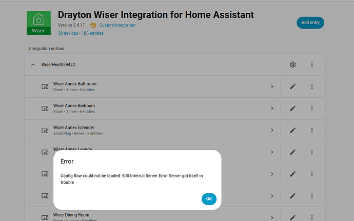Drayton Wiser Home Assistant Integration - Page 227 - Third party ...