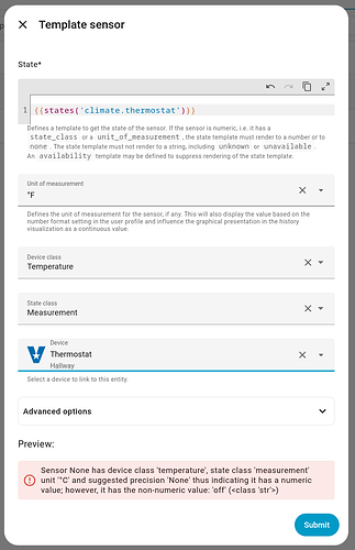 Trying to create a template