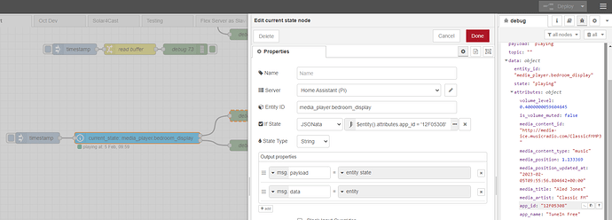 JSONata test in current state node