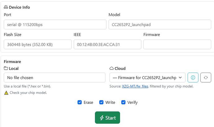 XZG Multi-tool chip readback