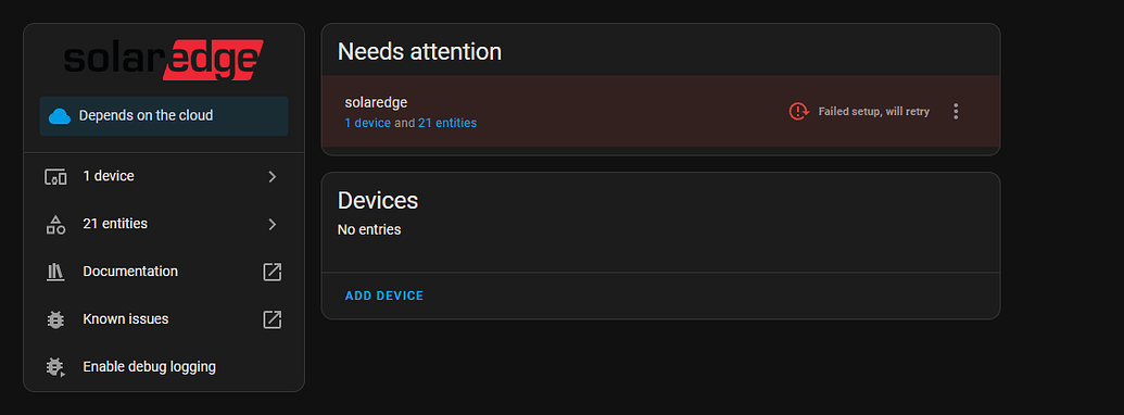 Where to change SolarEdge API key - Frontend - Home Assistant Community