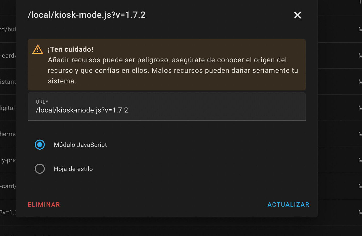 Kiosk mode Frontend Home Assistant Community