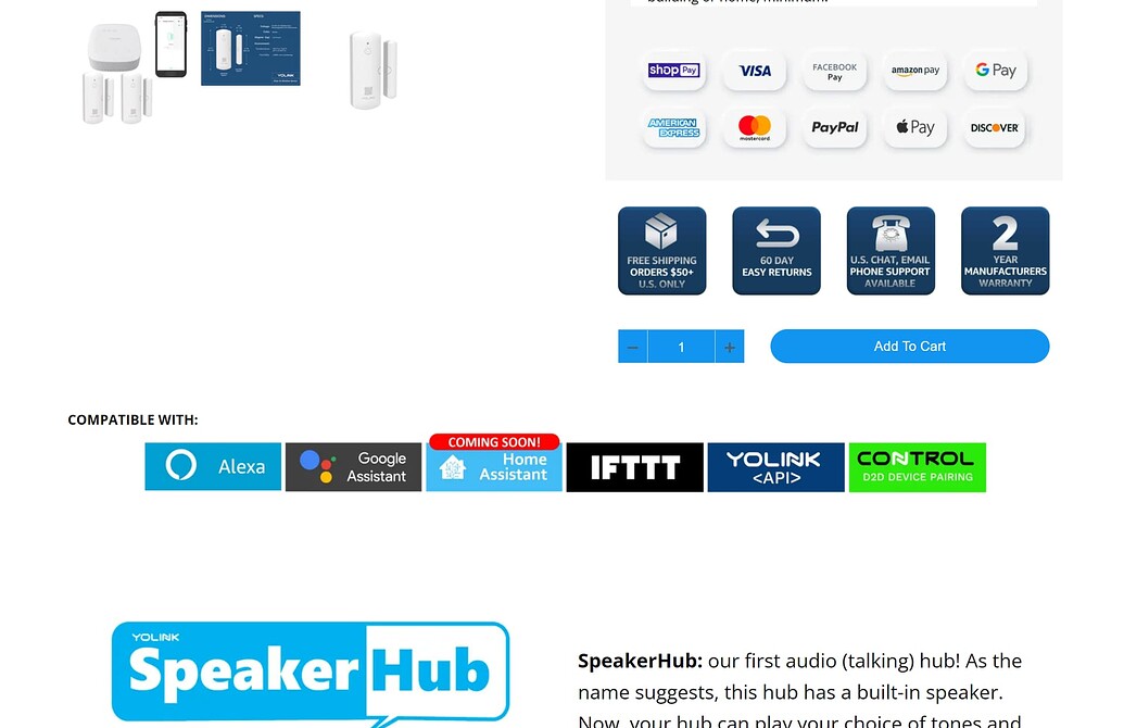 YoLink integration Third party integrations Home Assistant Community