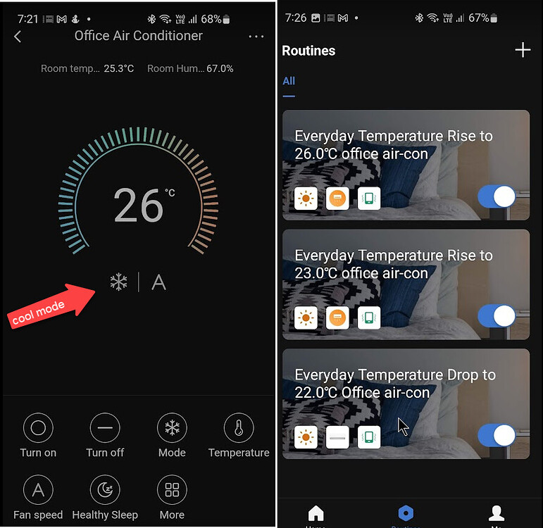 Broadlink air conditioner control synchronising with Broadlink app