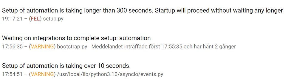 Check configuration & restart not working - Home Assistant Community