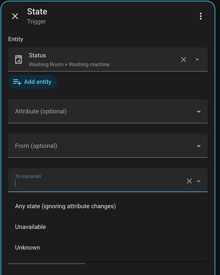 States in automation editor missing - Configuration - Home Assistant ...