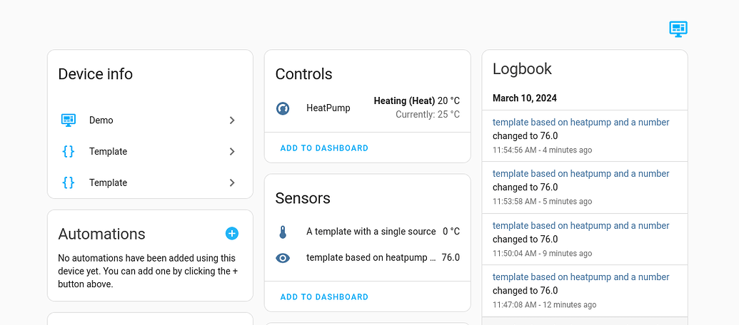 Add Template Sensors to Device page - Feature Requests - Home Assistant ...