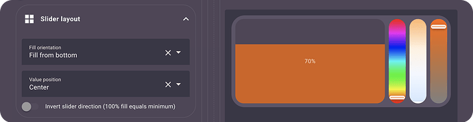 Bubble Card Slider layout