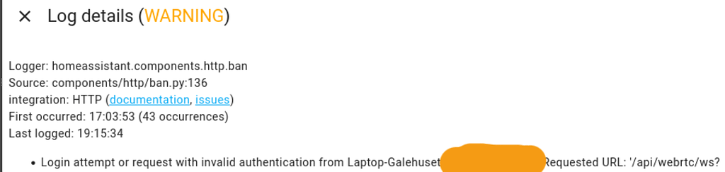 Occasionally message "Login attempt failed" with WebRTC - Third party ...