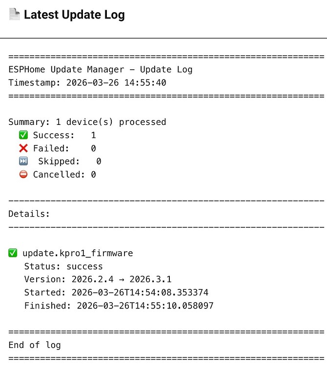 [Custom Integration] ESPHome Update Manager - Custom Integrations ...