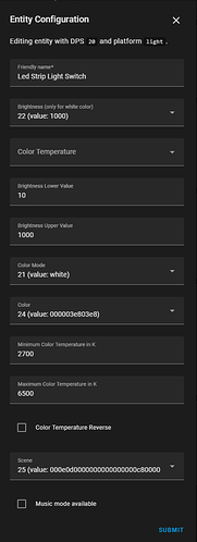 Feit Led Strip light setup