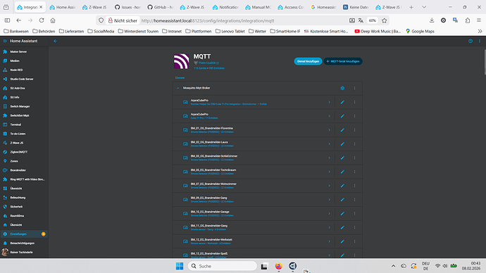 MQTT-Integration Devices