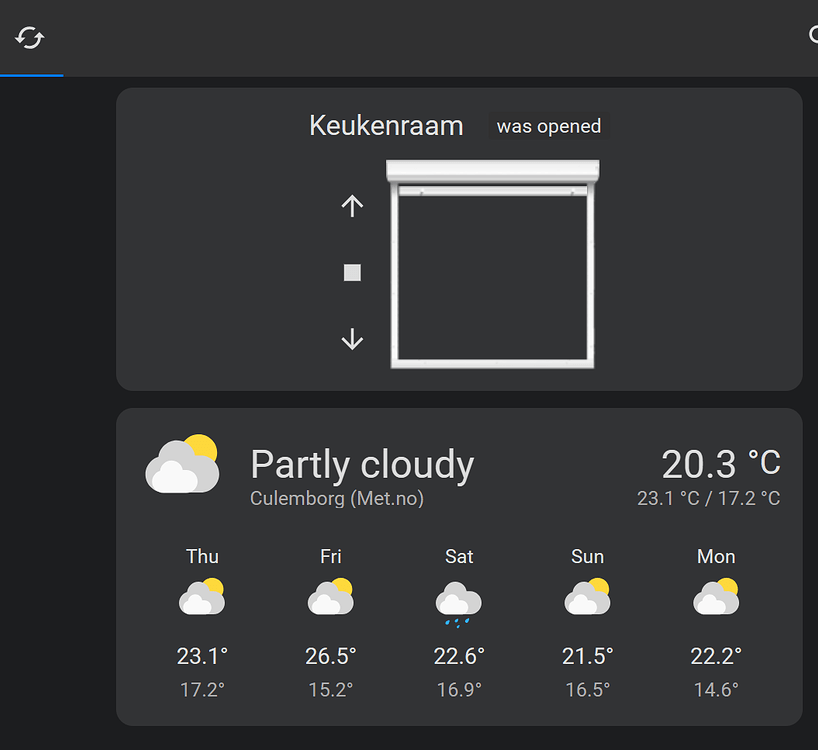 Use conditional card to show different cards Frontend Home