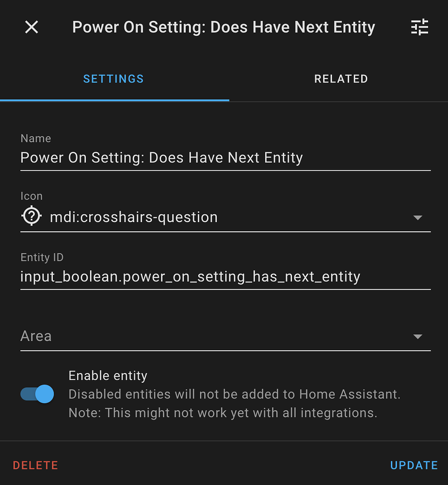 Setting the value of a helper in a Python script deletes the Helper's