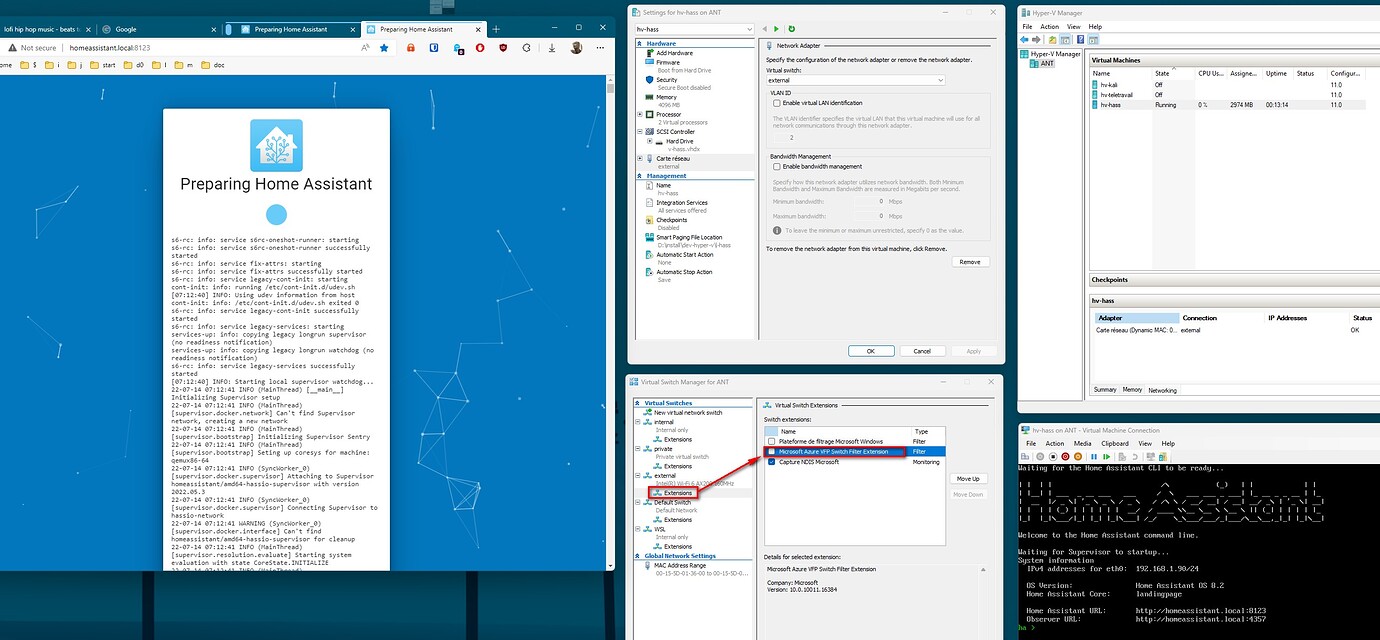 Hypervinstall no ip? Installation Home Assistant Community