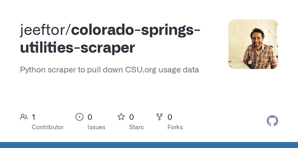 Colorado Springs Utilities Energy Scraping Share your