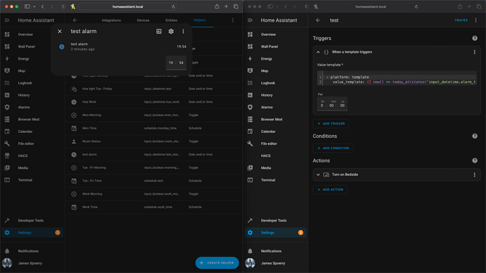 Trigger automation before input helper time - Configuration - Home ...
