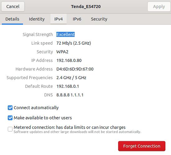Wifi Configuration