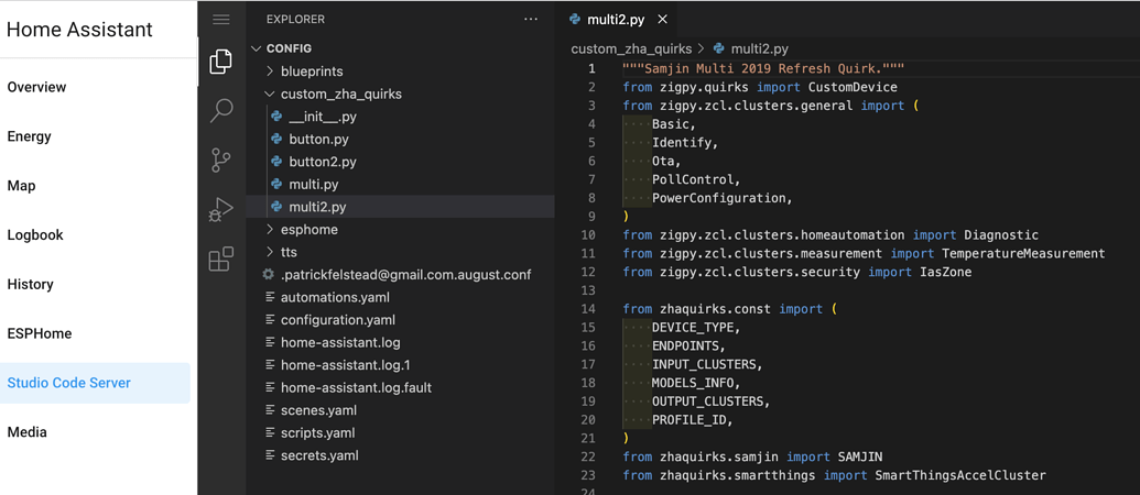 How to setup local ZHA quirks - Zigbee - Home Assistant Community