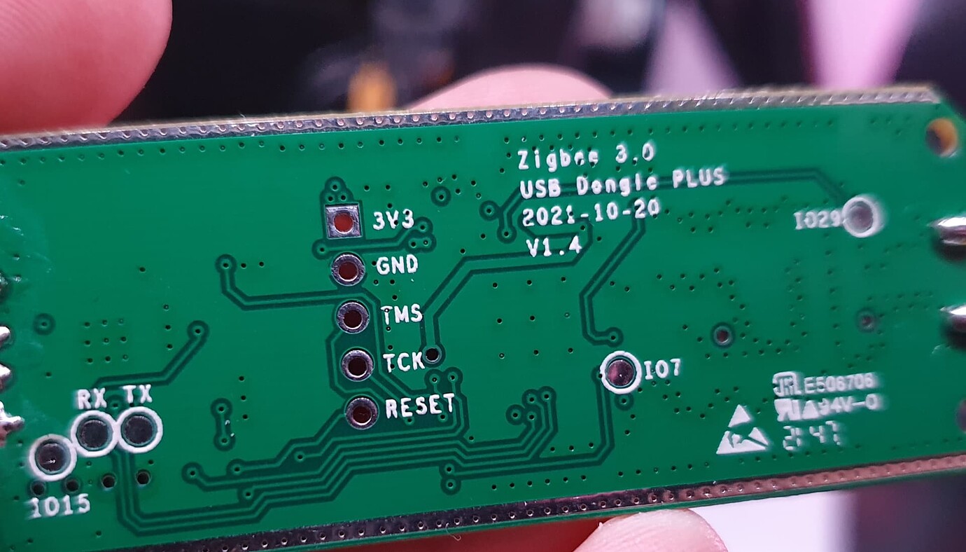 ITead's "Sonoff Zigbee 3.0 USB Dongle Plus" (model "ZBDongleP") based