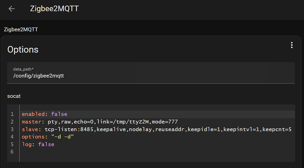 Z2M won´t start - required add-on configuration 'data_path' option is ...