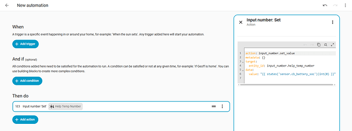 switch to yaml to edit the data value field with a template