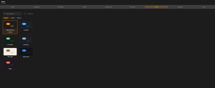 Themes — presets