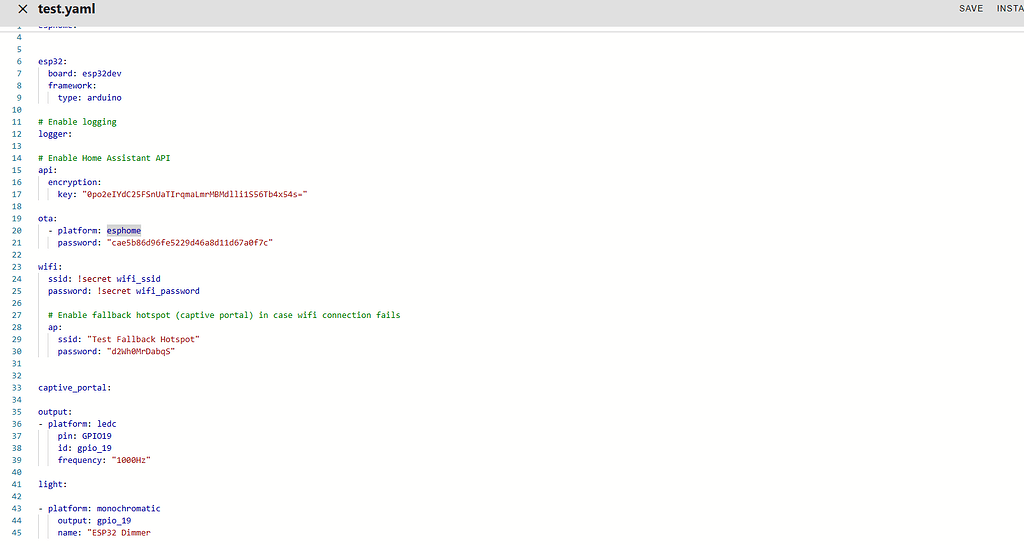Mapping error esphome home assistant community