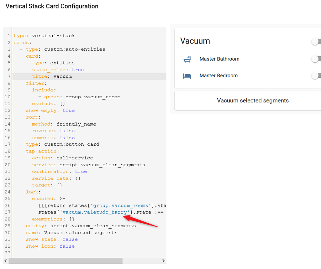 Valetudo Card Syntax Help (Multiple Vacuums) Configuration Home Assistant Community