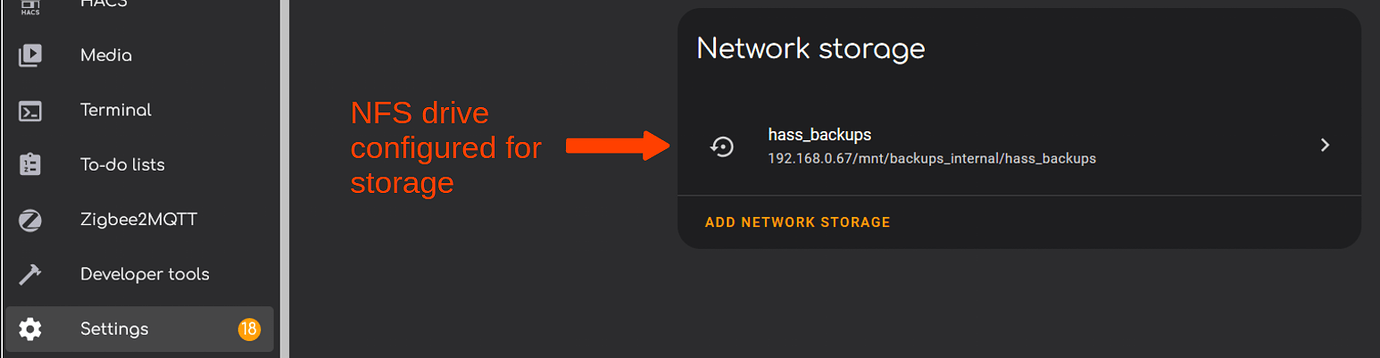 How to monitor network drives that are added as storage in Home ...