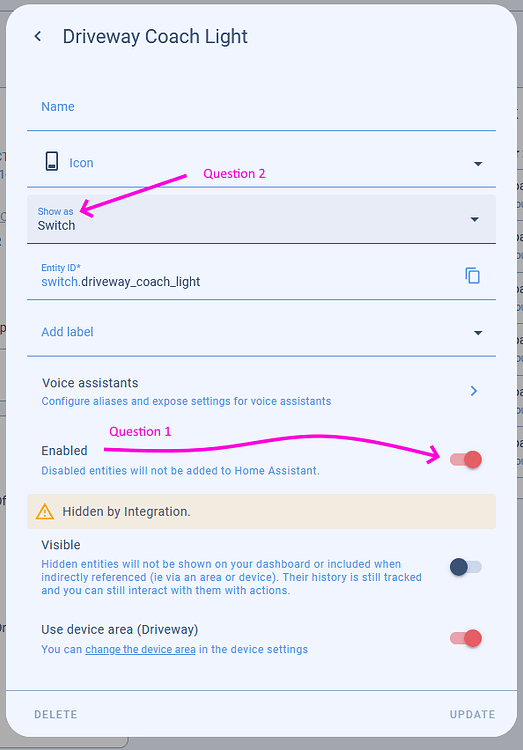 2 questions - Configuration - Home Assistant Community