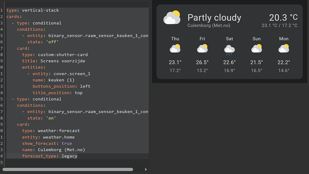 Use conditional card to show different cards - Frontend - Home ...
