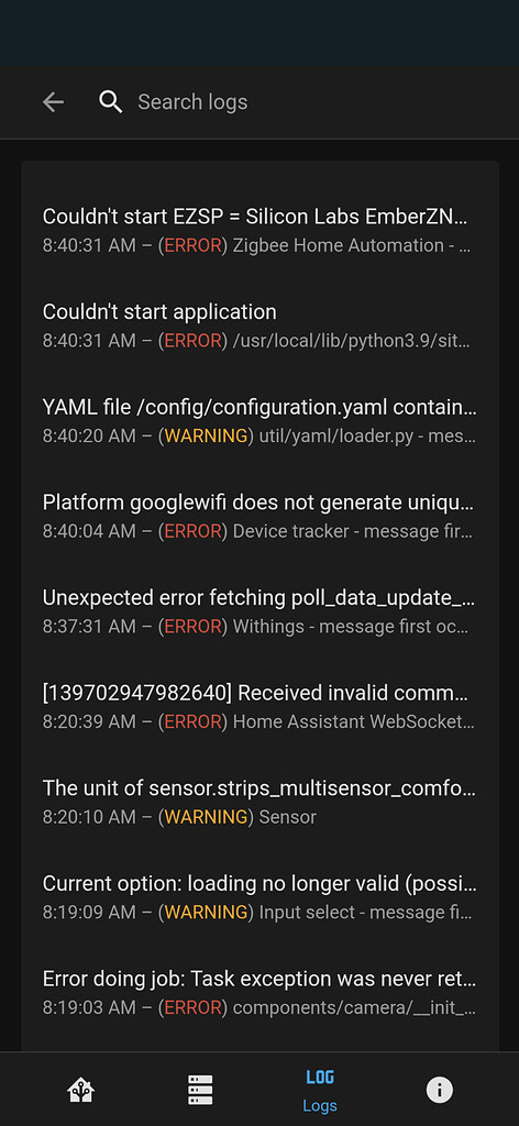 ZigBee is not longer working - Zigbee - Home Assistant Community